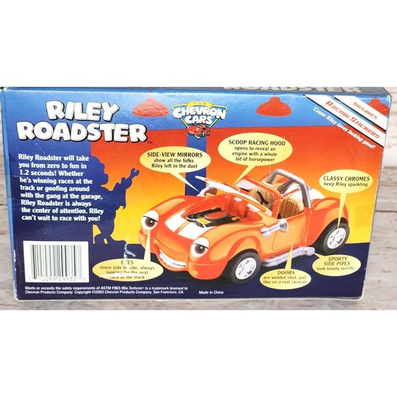 Vintage 2003 Chevron Cars Riley Roadster - Techron Collectible Toy Car - Picture 14 of 15